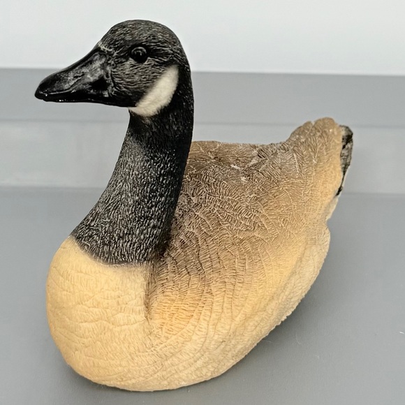 Stone Critters Canadian‎ Goose Decoy Miniature Figurine Vintage Collectible - Picture 1 of 8